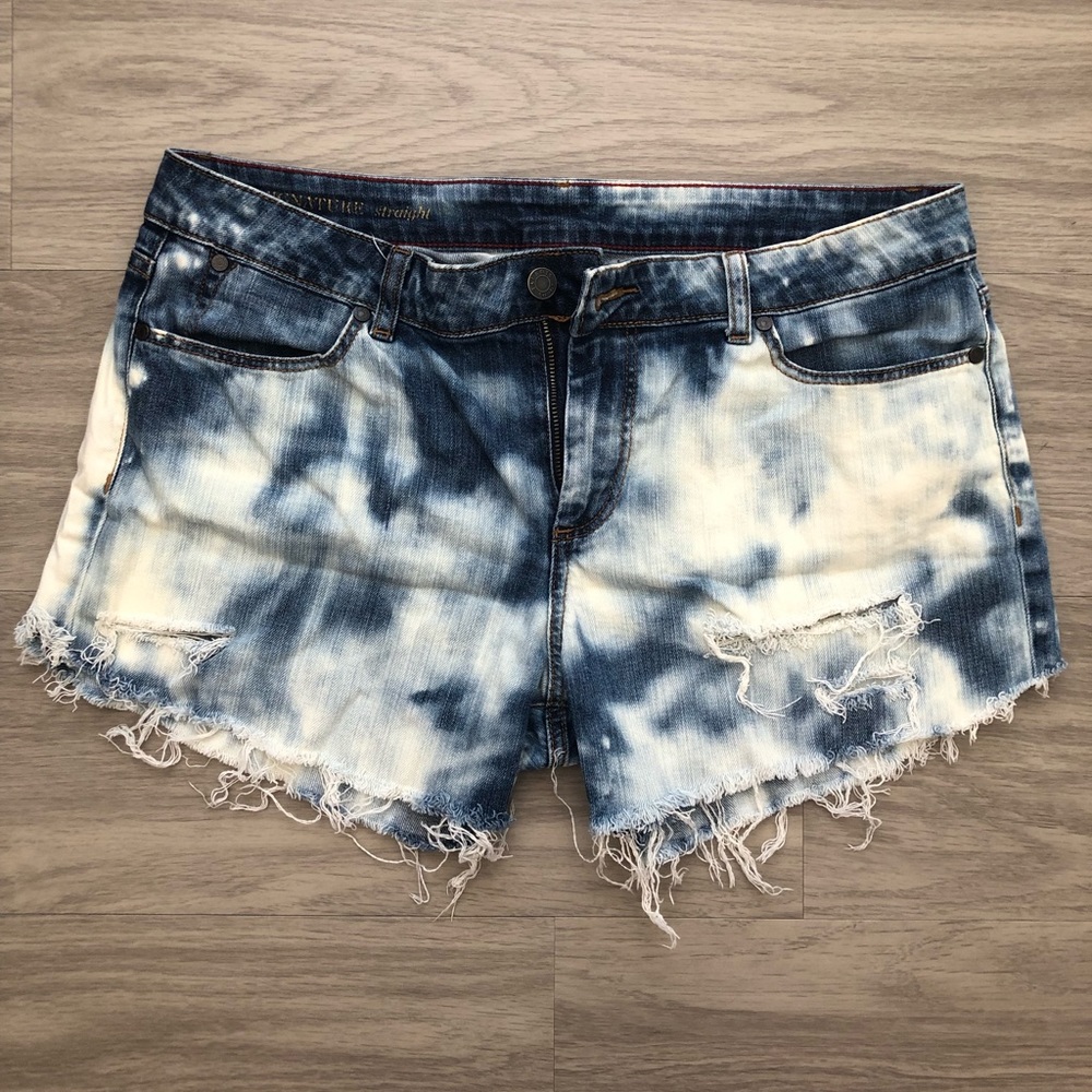 Distressed Jean Shorts